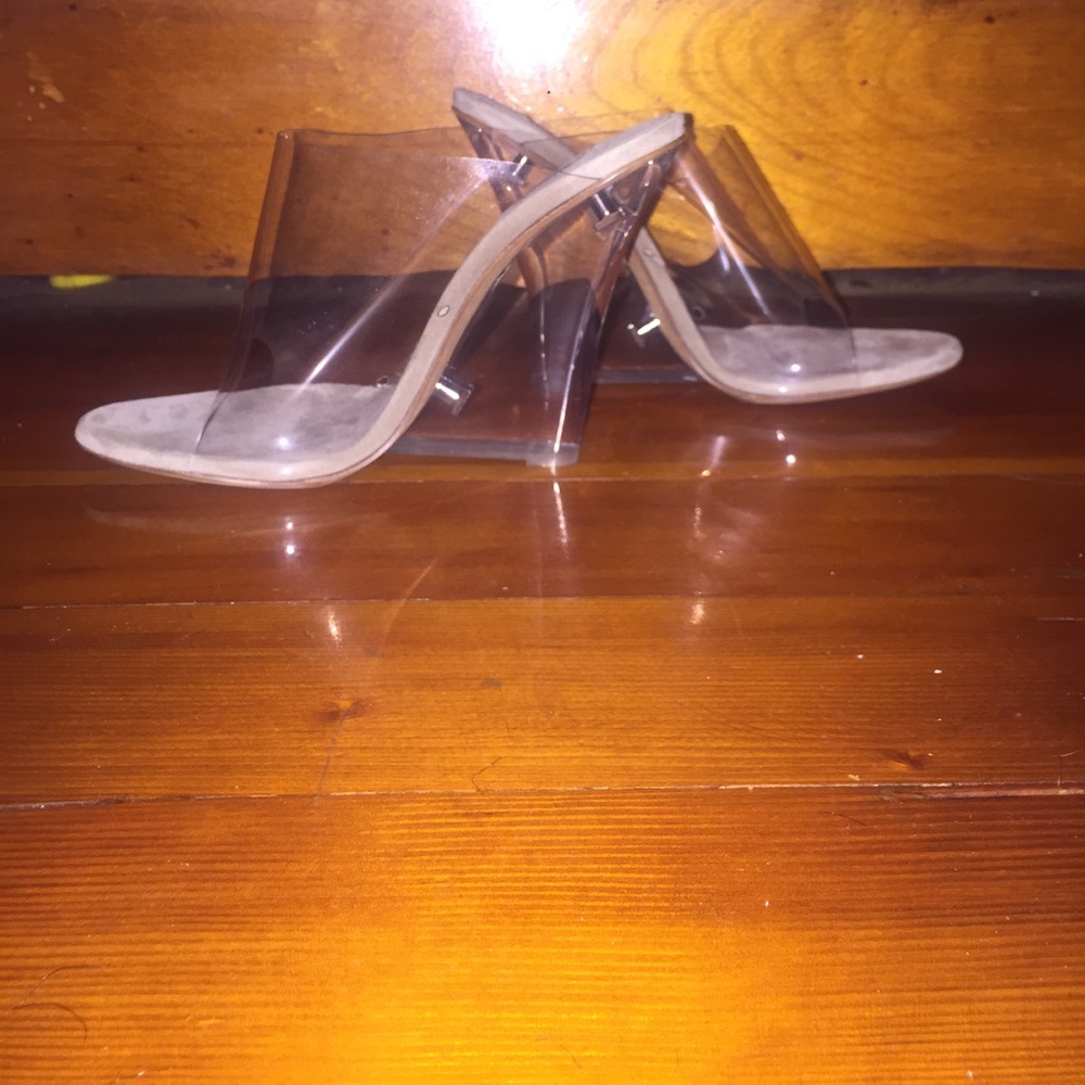 Yeezy PVC Clear Wedge Mules